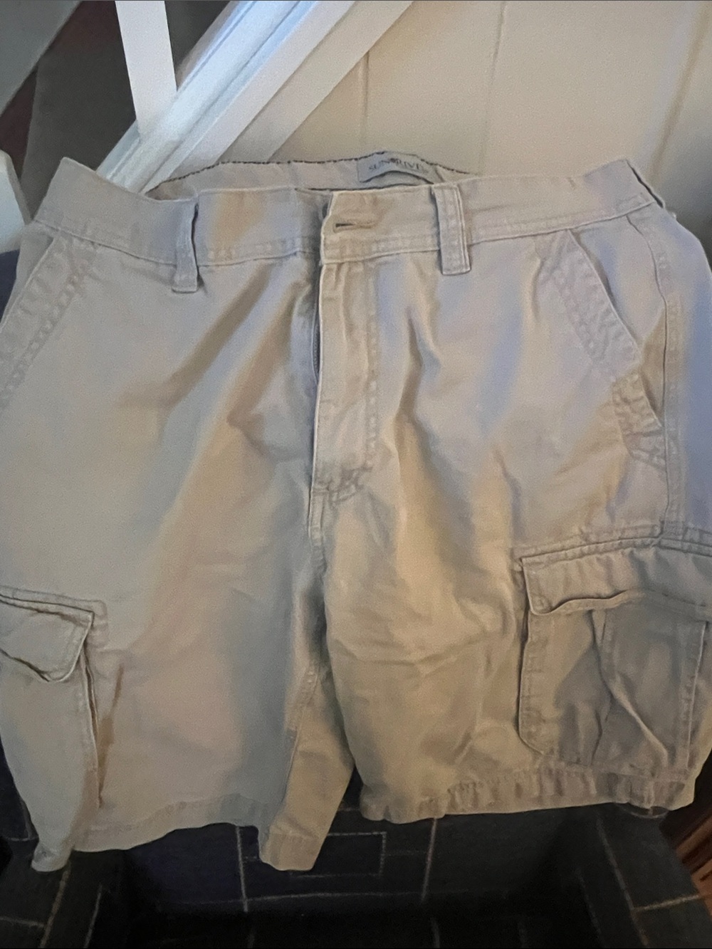 Casual Men's Cargo Shorts in Light Khaki